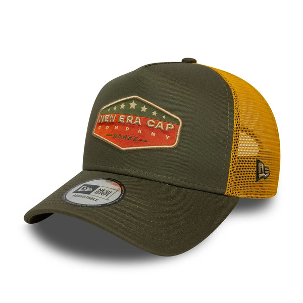 New Era Cotton Patch Green 9FORTY A-Frame Trucker sapka