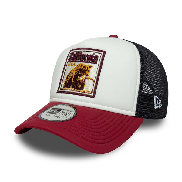 New Era Graphic Patch White 9FORTY A-Frame Trucker sapka