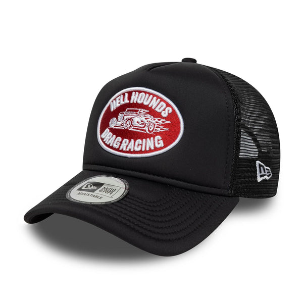 New Era Graphic Patch Black 9FORTY A-Frame Trucker sapka