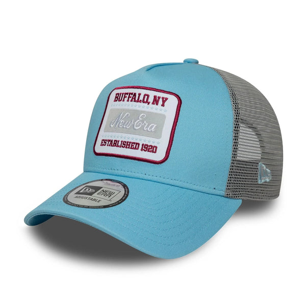 New Era Patch Pastel Blue 9FORTY A-Frame Trucker sapka