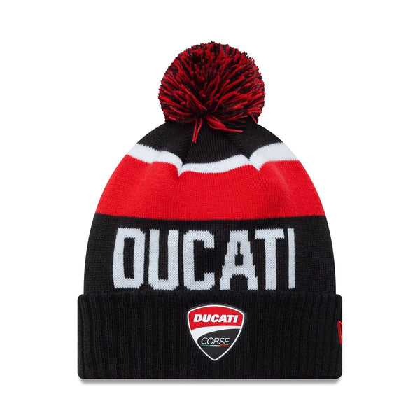 New Era Ducati Motor Logo Black Sport Knit Beanie kötött sapka