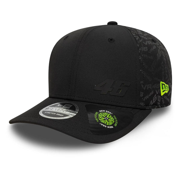 New Era VR46 Sustainable Flawless Black 9SEVENTY Stretch Snap sapka