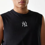 New York Yankees MLB Midi Black Sleeveless Póló