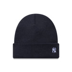 New York Yankees MLB Mini Logo Navy Cuff Knit Beanie kötött sapka