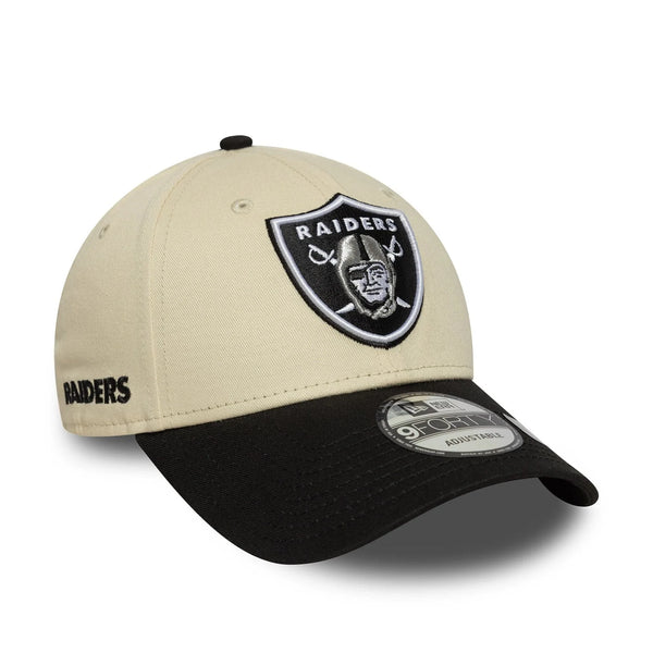 New Era Las Vegas Raiders NFL Wordmark Cream 9FORTY baseball sapka