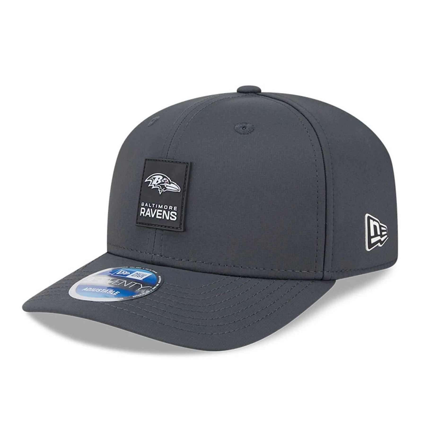 Baltimore Ravens NFL Sideline 2025 Charcoal 9SEVENTY Stretch Snap Adjustable Cap - baseball sapka