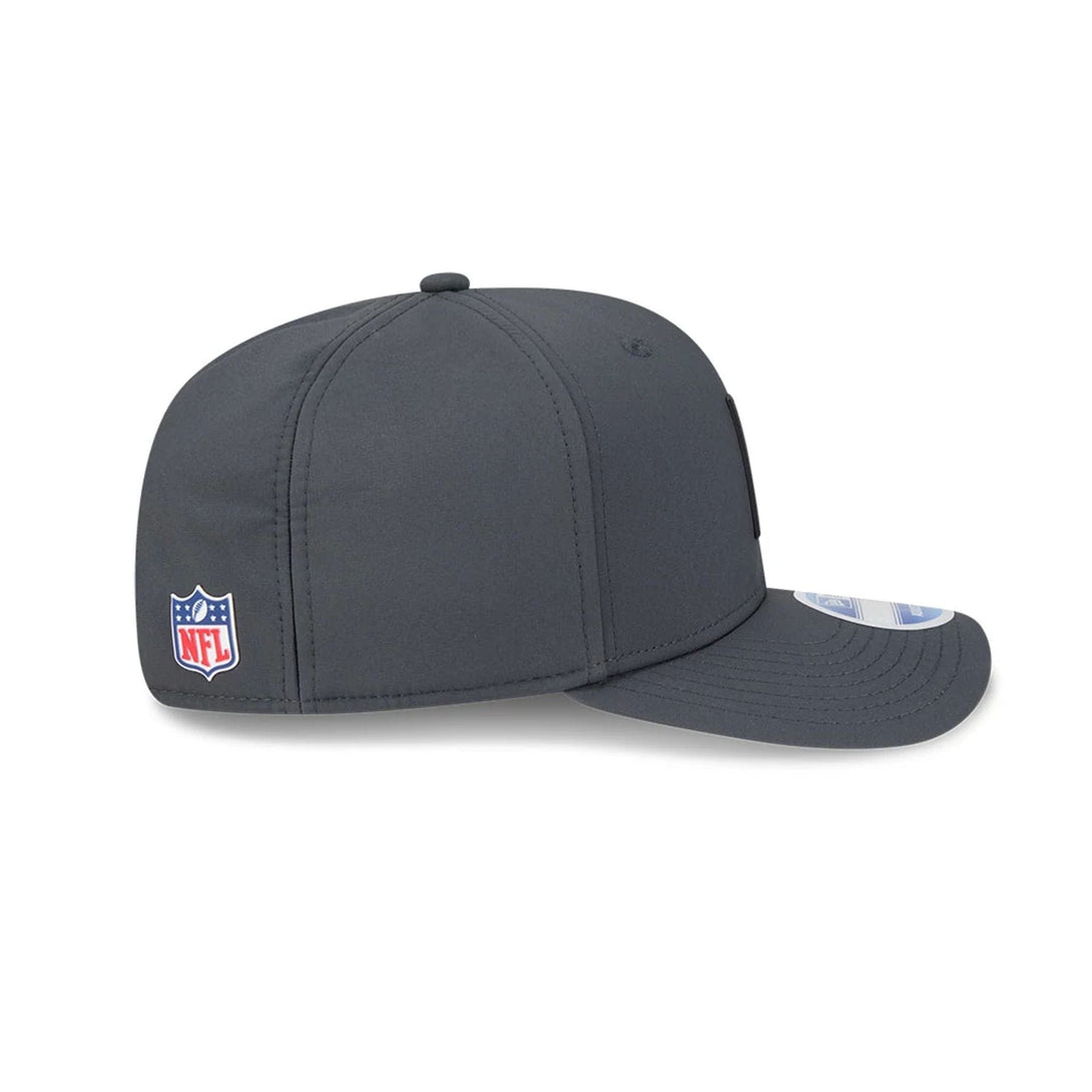 Atlanta Falcons NFL Sideline 2025 Charcoal 9SEVENTY Stretch Snap Adjustable Cap - baseball sapka