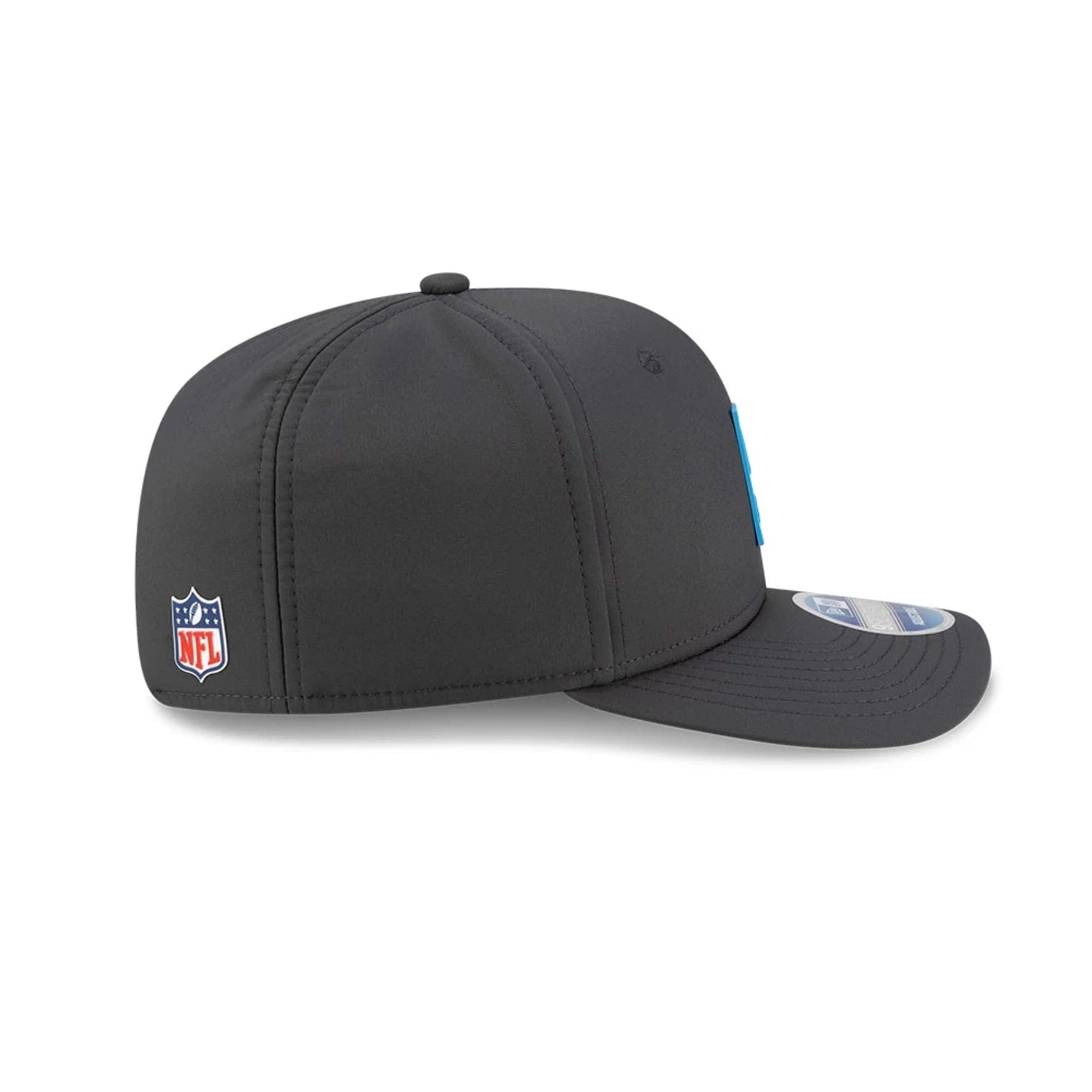 Carolina Panthers NFL Sideline 2025 Charcoal 9SEVENTY Stretch Snap Adjustable Cap - baseball sapka