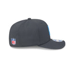 LA Chargers NFL Sideline 2025 Charcoal 9SEVENTY Stretch Snap Adjustable Cap - baseball sapka