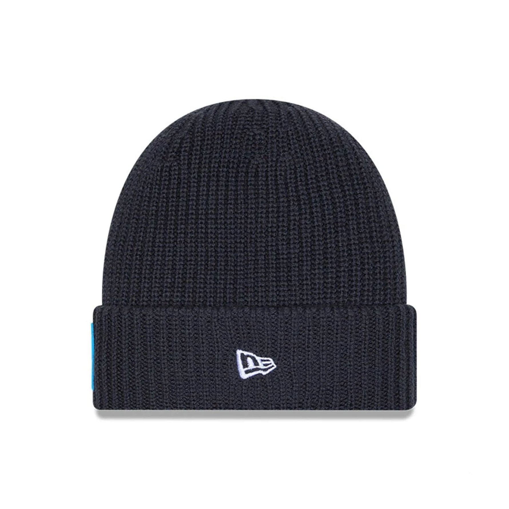 Carolina Panthers NFL Sideline 2025 Charcoal Cuff Knit Beanie Hat - kötött sapka