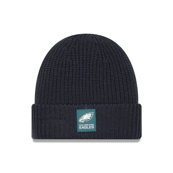 Philadelphia Eagles NFL Sideline 2025 Charcoal Cuff Knit Beanie Hat - kötött sapka