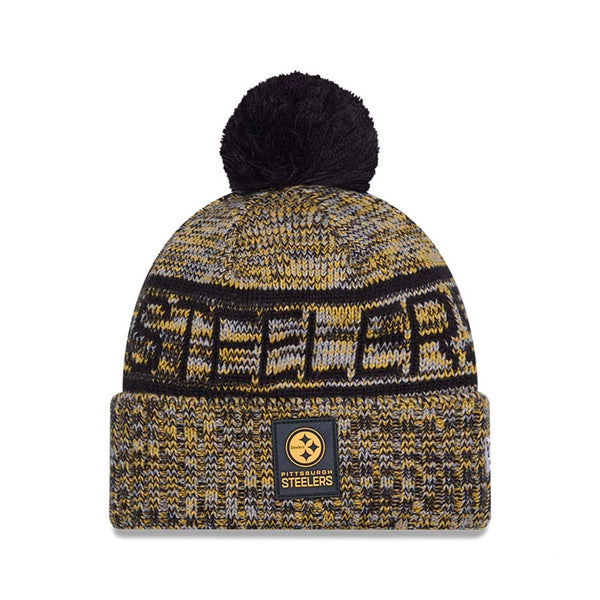 Pittsburgh Steelers NFL Sideline 2025 Black Sport Knit Beanie Hat - kötött sapka