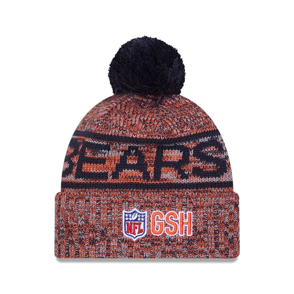 Chicago Bears C NFL Sideline Navy Sport Knit Beanie Hat- kötött sapka