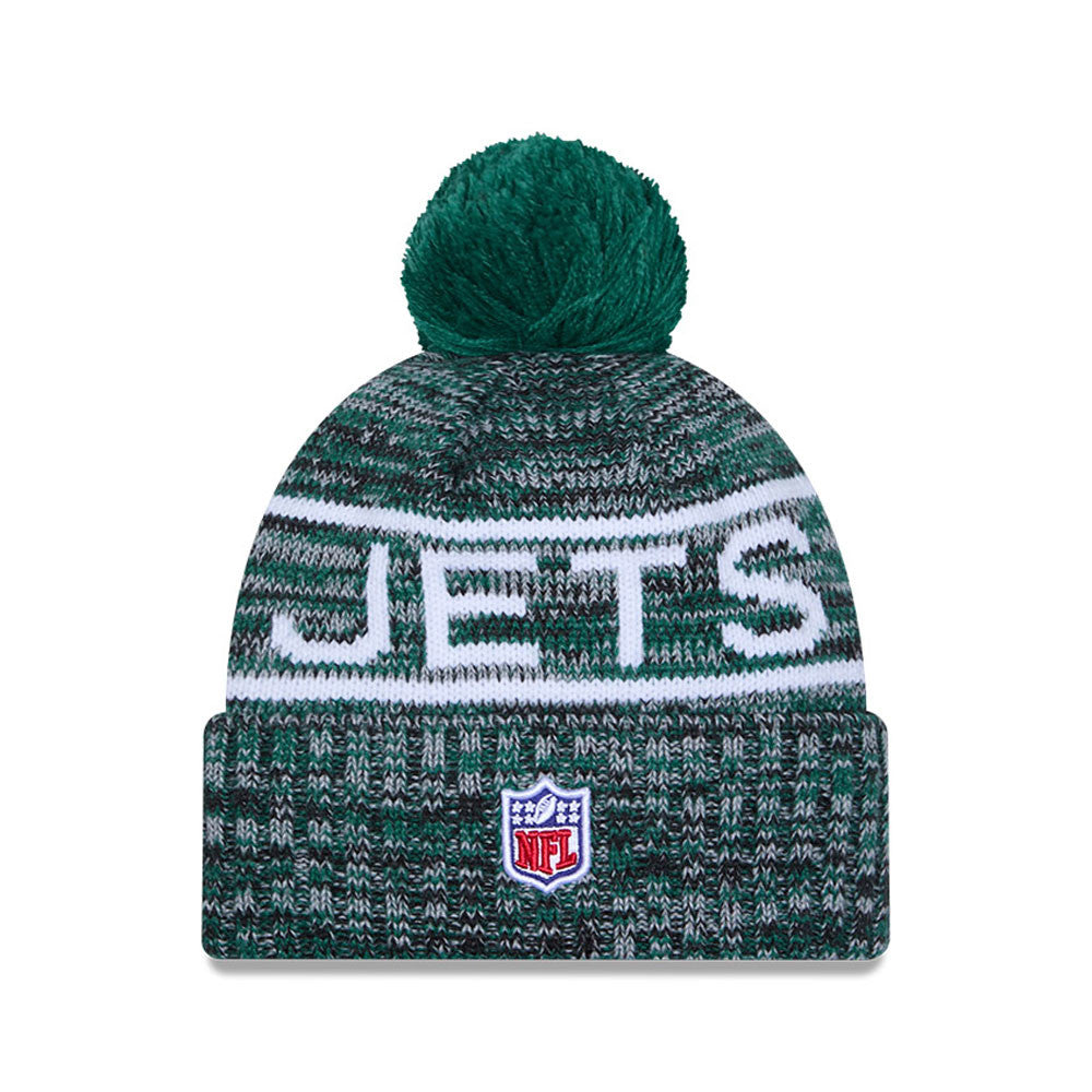 New York Jets NFL Sideline Green Sport Knit - kötött sapka