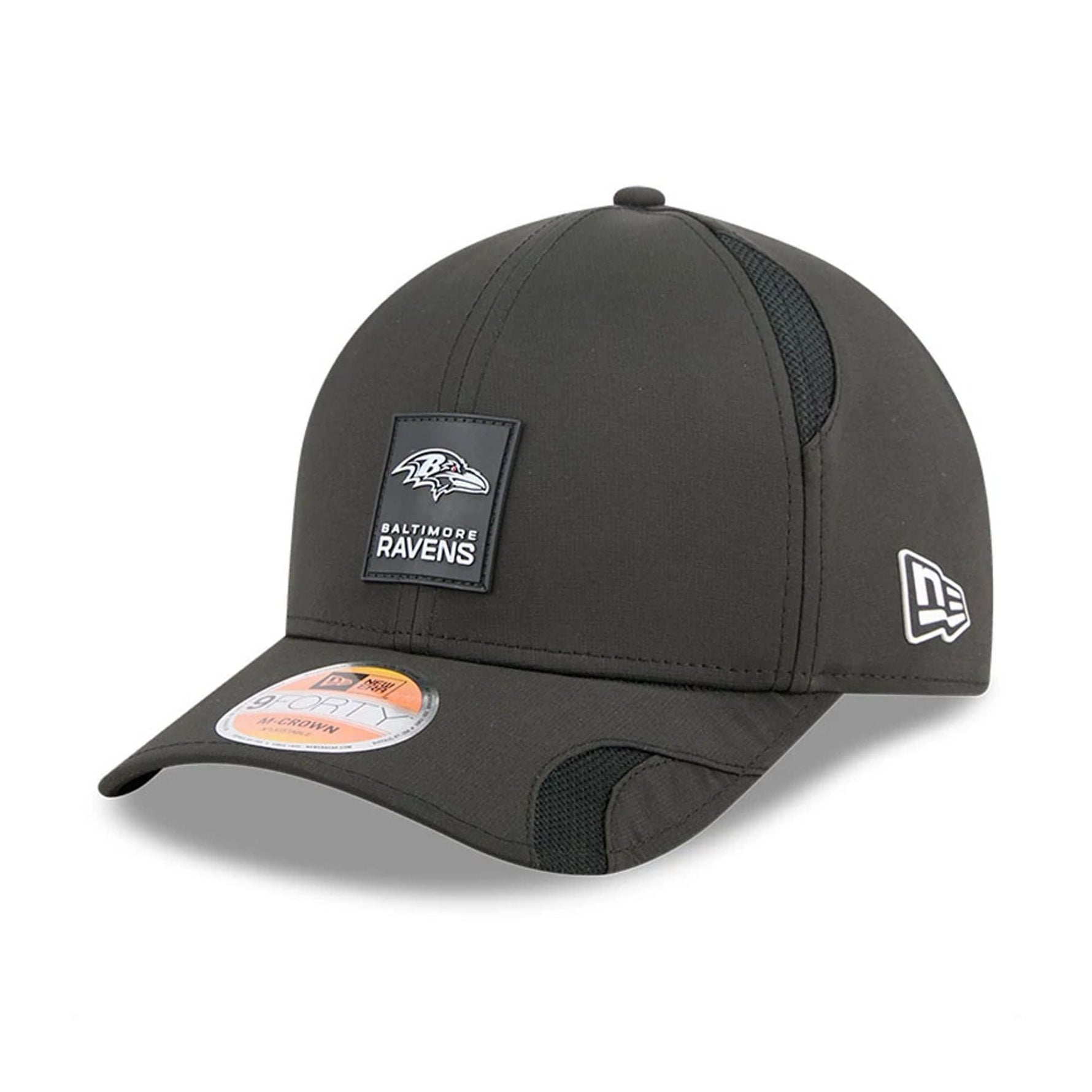Baltimore Ravens NFL Sideline 2025 Black 9FORTY M-Crown Adjustable Cap - baseball sapka