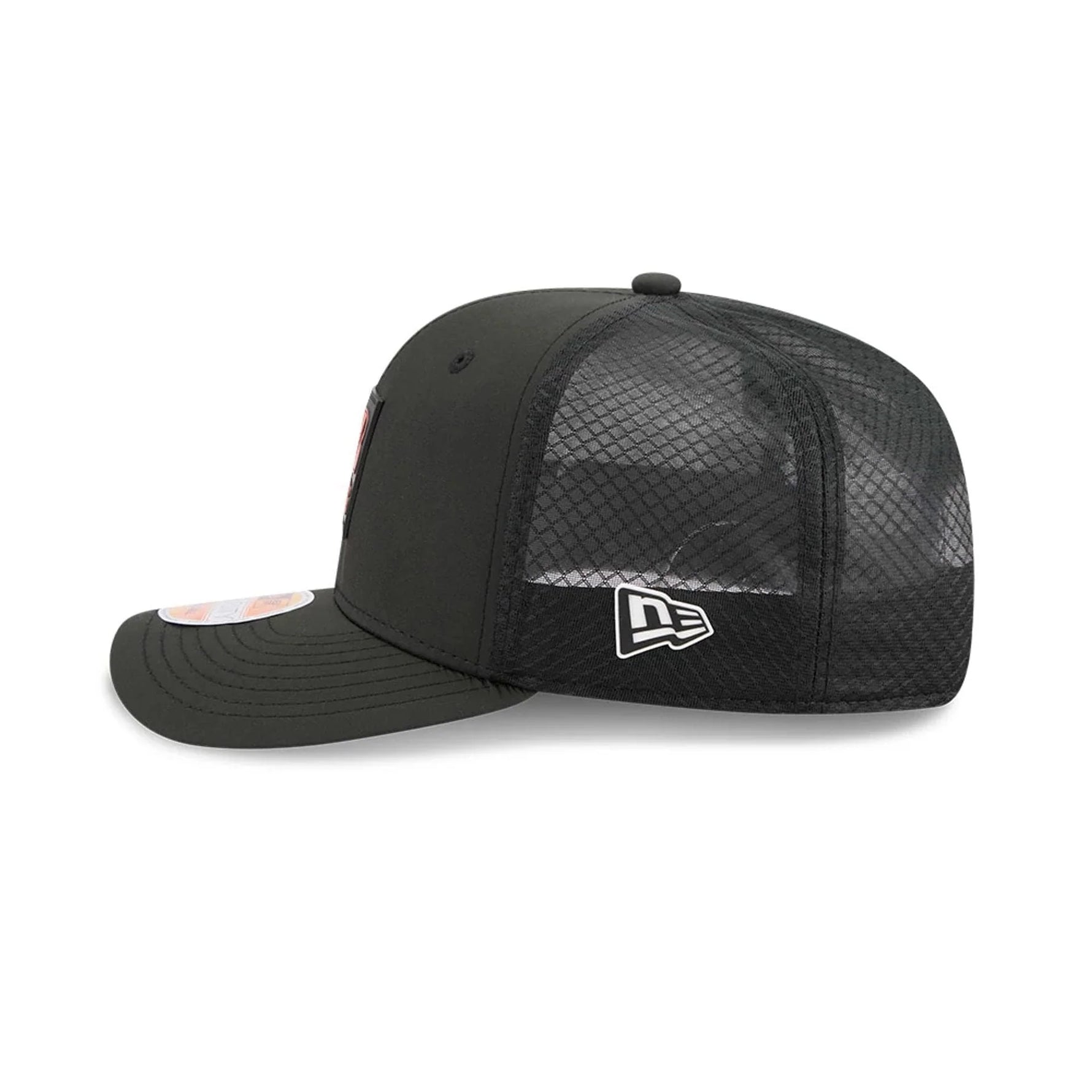 Cincinnati Bengals B NFL Sideline 2025 Black 9SEVENTY Trucker Stretch Snap - baseball sapka