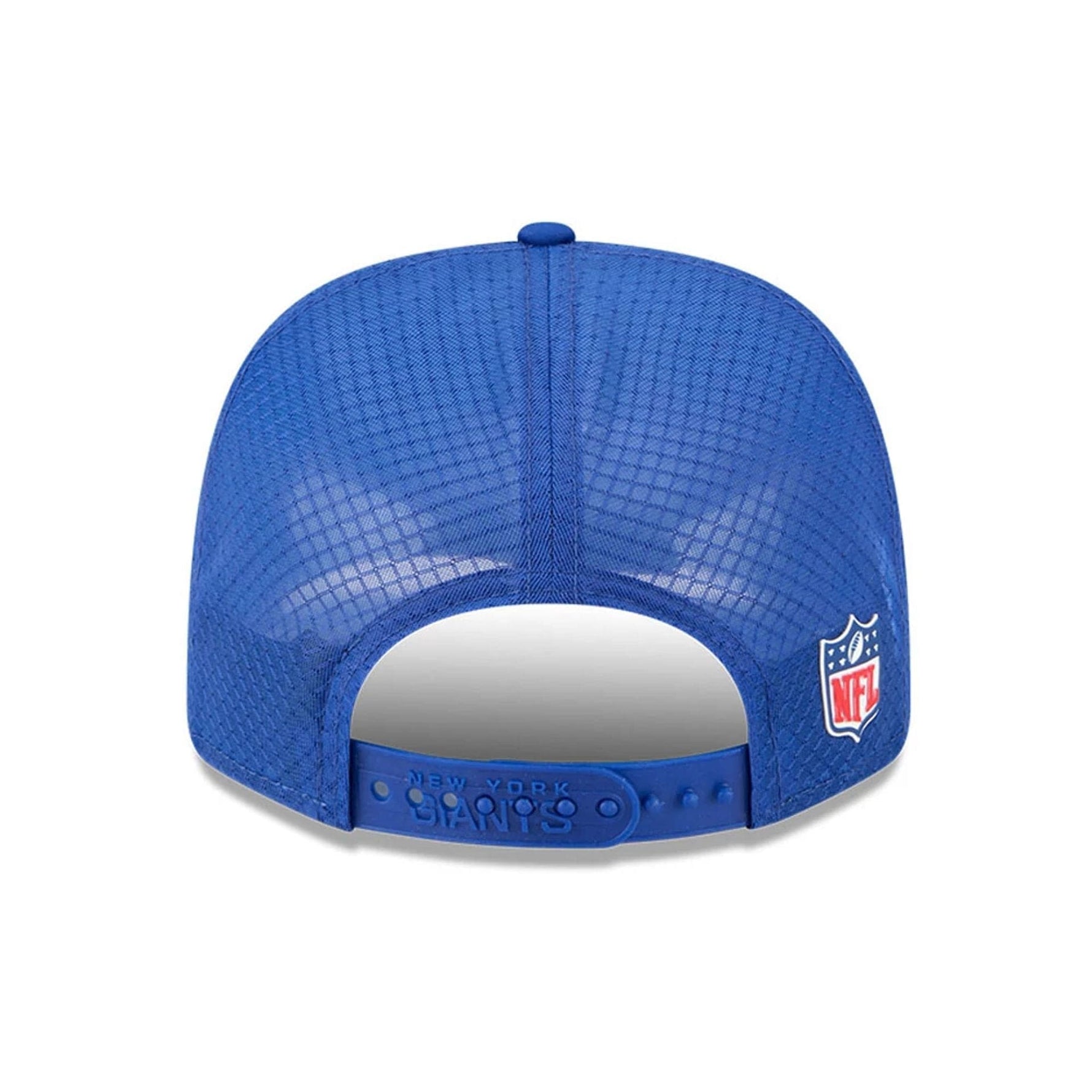 New York Giants NFL Sideline 2025 Dark Blue 9SEVENTY Trucker Stretch Snap Adjustable Cap - baseball sapka