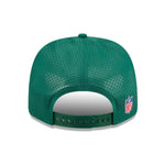 New York Jets NFL Sideline 2025 Green 9SEVENTY Trucker Stretch Snap Adjustable Cap - baseball sapka