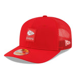 Kansas City Chiefs NFL Sideline 2025 Red 9SEVENTY Trucker Stretch Snap Adjustable Cap - baseball sapka