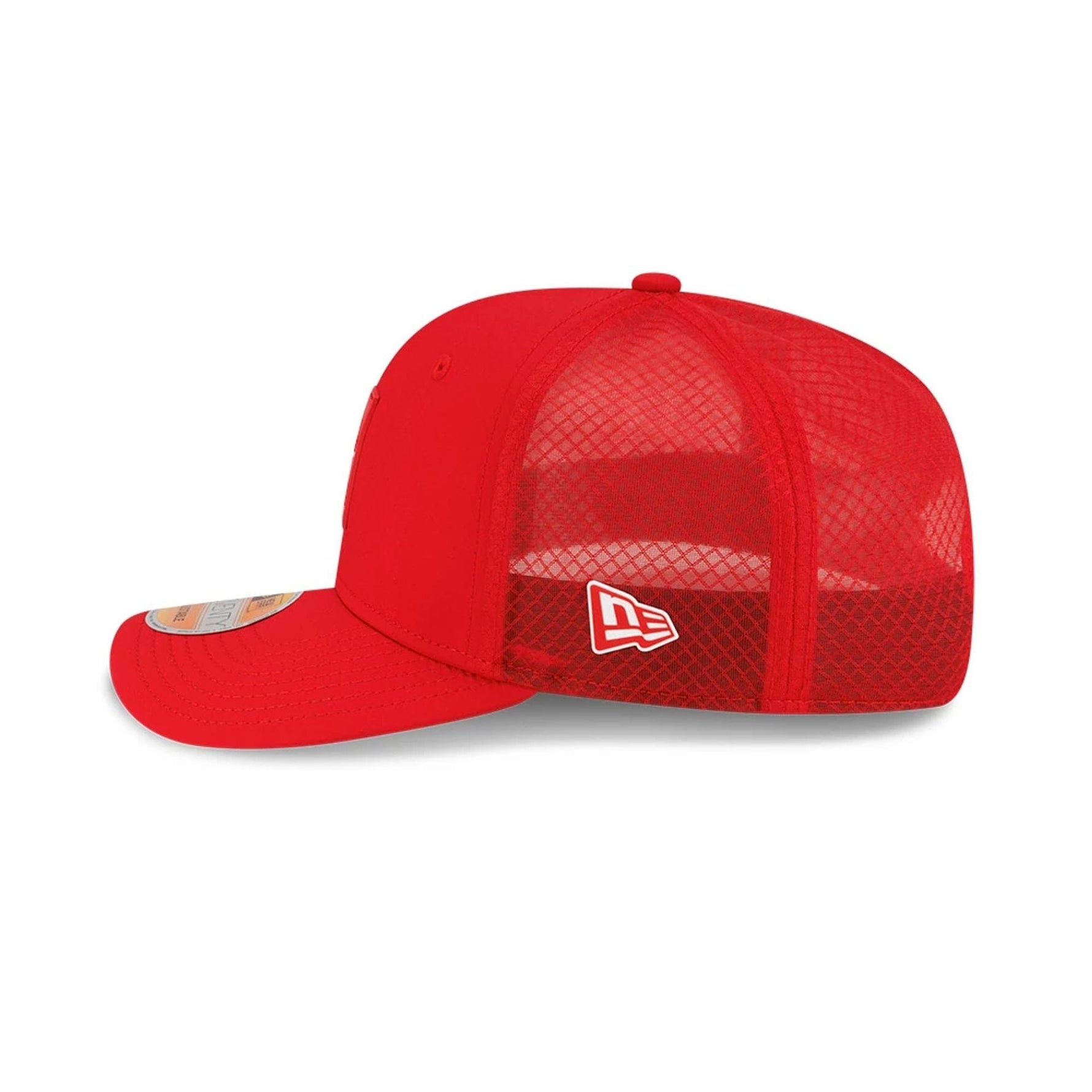 Kansas City Chiefs NFL Sideline 2025 Red 9SEVENTY Trucker Stretch Snap Adjustable Cap - baseball sapka