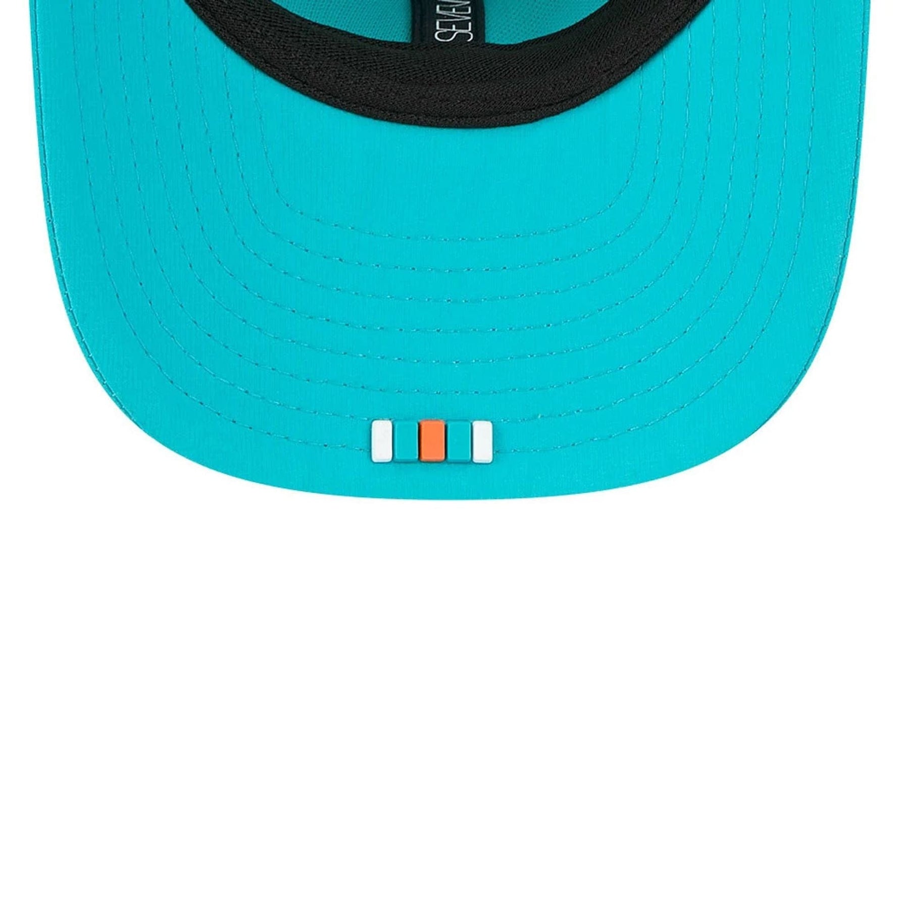 Miami Dolphins NFL Sideline 2025 Turquoise 9SEVENTY Trucker Stretch Snap Adjustable Cap - baseball sapka