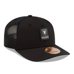 Las Vegas Raiders NFL Sideline 2025 Black 9SEVENTY Trucker Stretch Snap Adjustable Cap - baseball sapka