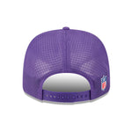 Minnesota Vikings NFL Sideline 2025 Purple 9SEVENTY Trucker Stretch Snap Adjustable Cap - baseball sapka