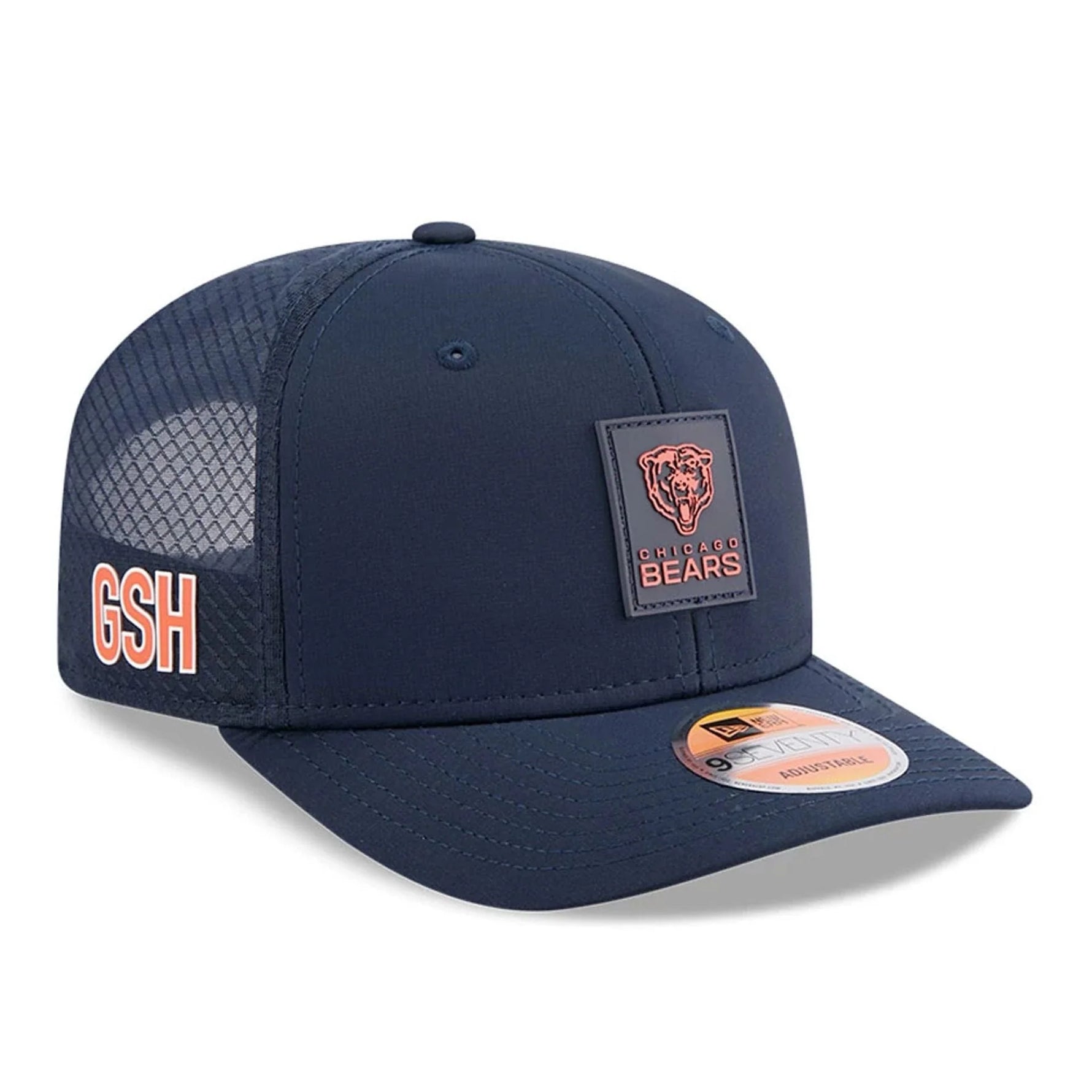 Chicago Bears NFL Sideline 2025 Navy 9SEVENTY Trucker Stretch Snap - baseball sapka