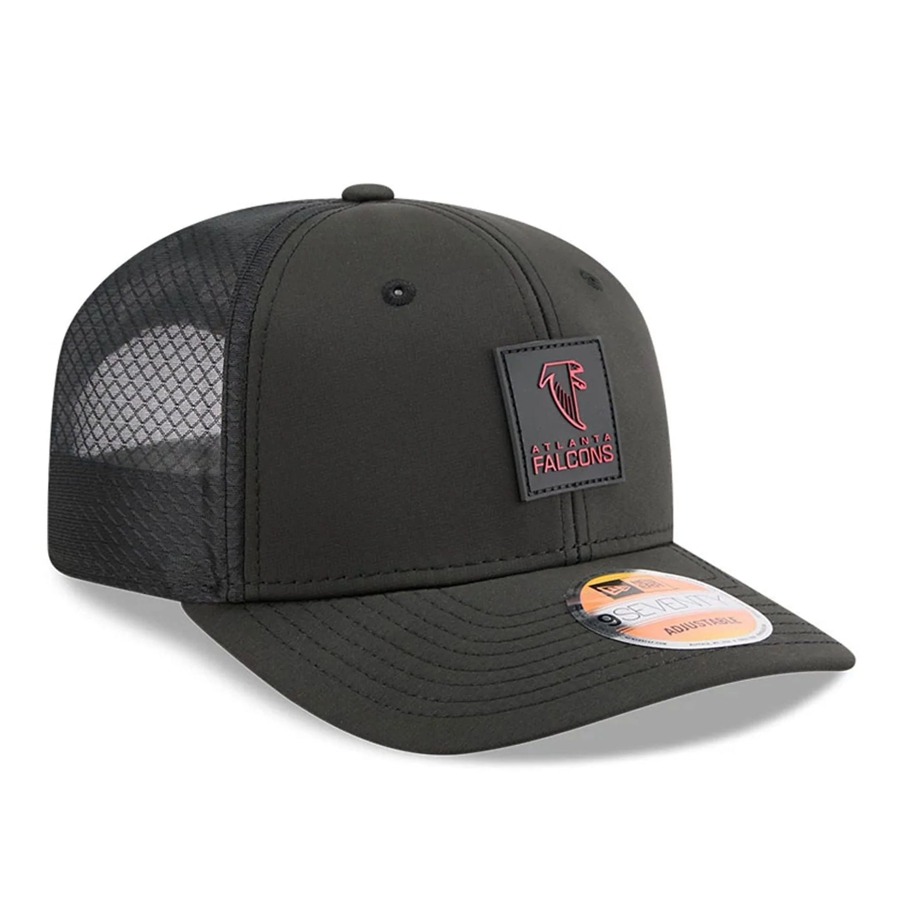 Atlanta Falcons NFL Sideline 2025 Black 9SEVENTY Trucker Stretch Snap - baseball sapka