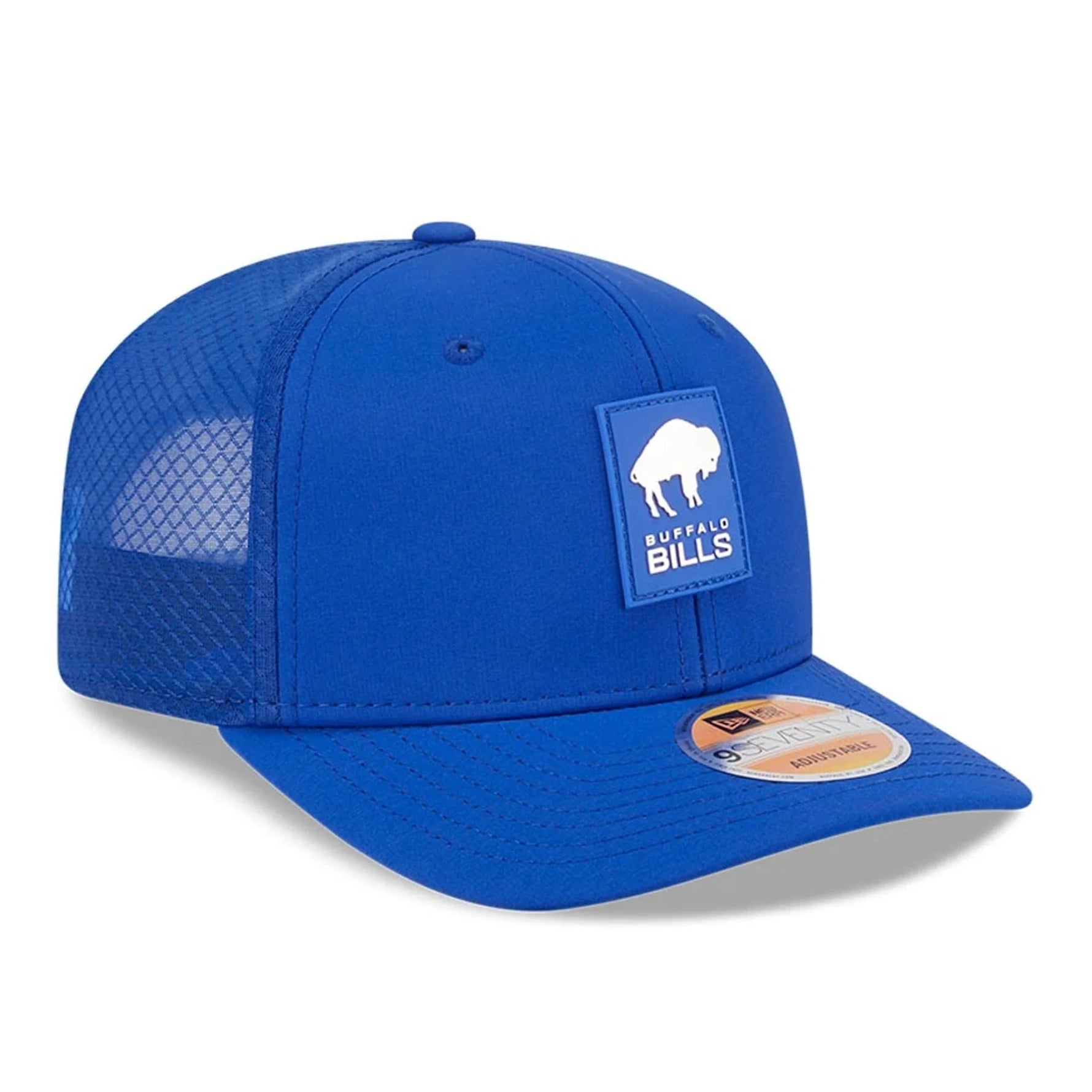 Buffalo Bills NFL Sideline 2025 Blue 9SEVENTY Trucker Stretch Snap - baseball sapka