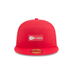 New Era Men's Red Kansas City Chiefs 2025 Sideline Split Panel 9FIFTY Snapback - baseball sapka