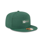 New Era Men's Green Green Bay Packers 2025 Sideline Split Panel 9FIFTY Snapback - baseball sapka