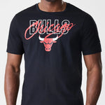 New Era Chicago Bulls NBA Script Black póló