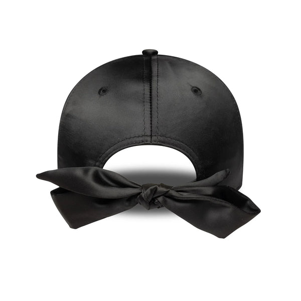 New Era New York Yankees Womens Satin Bow Back Black 9FORTY baseball sapka
