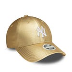 New Era New York Yankees Womens MLB Metallic Gold 9FORTY baseball sapka