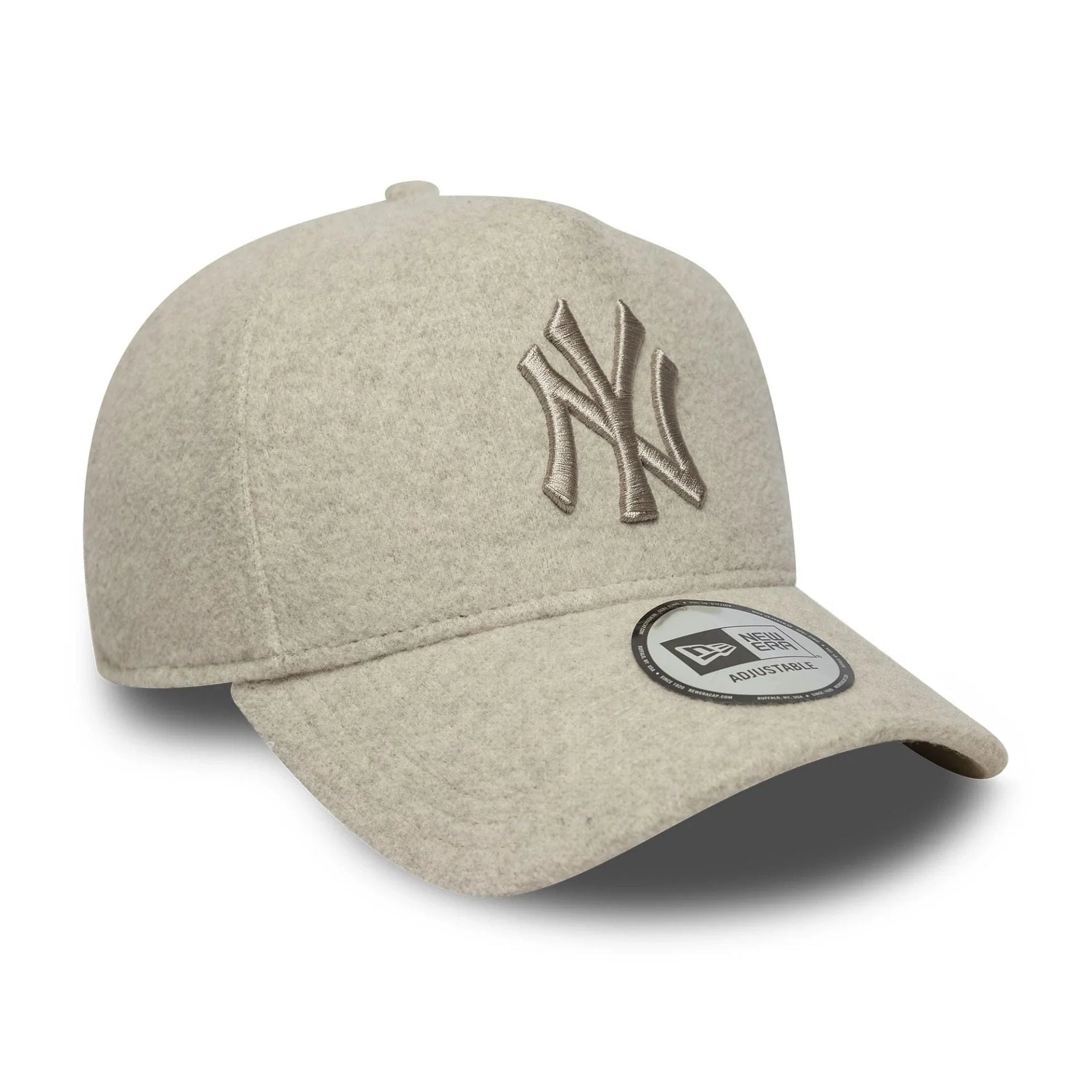 New Era New York Yankees MLB Melton Wool Cream 9FORTY E-Frame baseball sapka