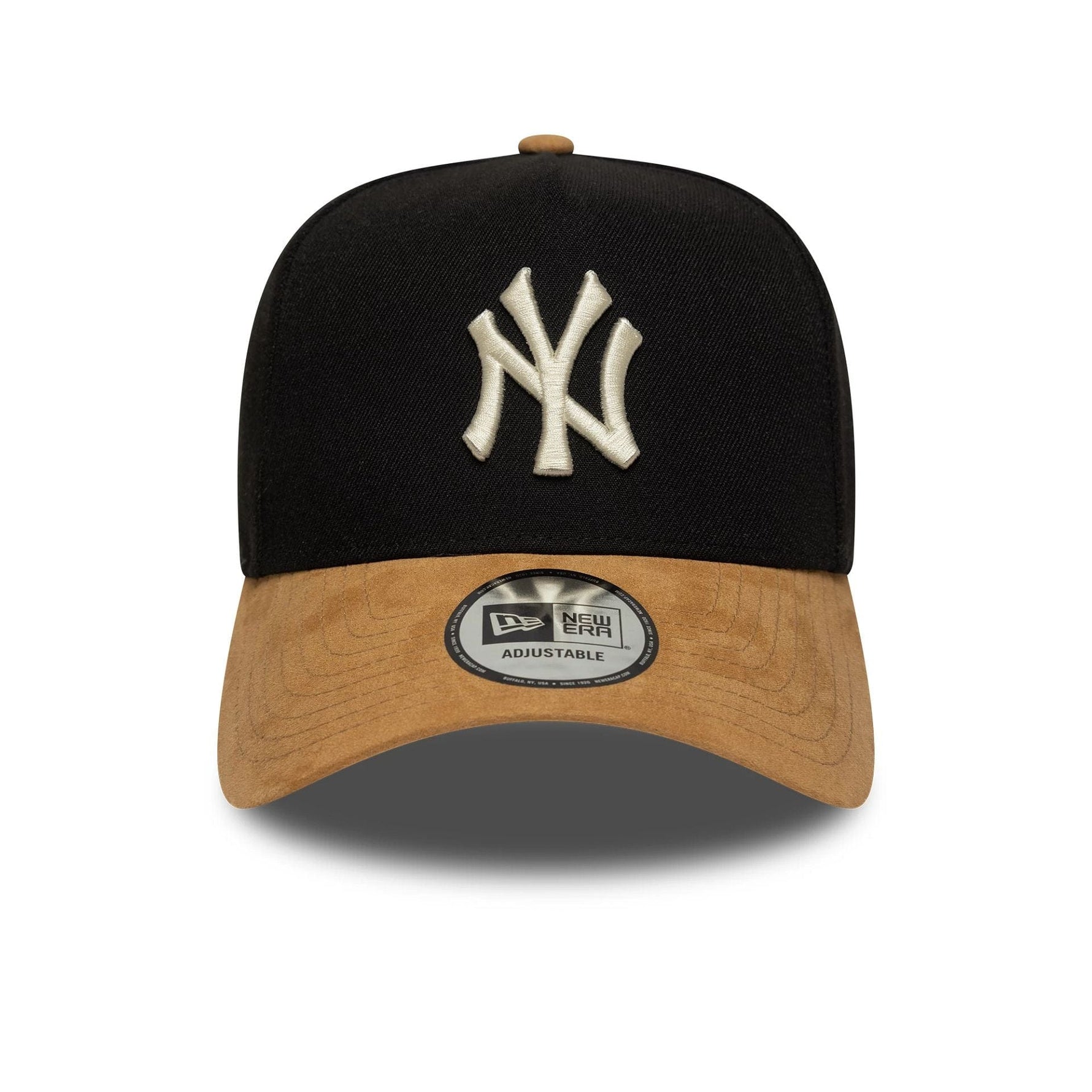 New Era New York Yankees MLB Suede Visor Black 9FORTY E-Frame baseball sapka