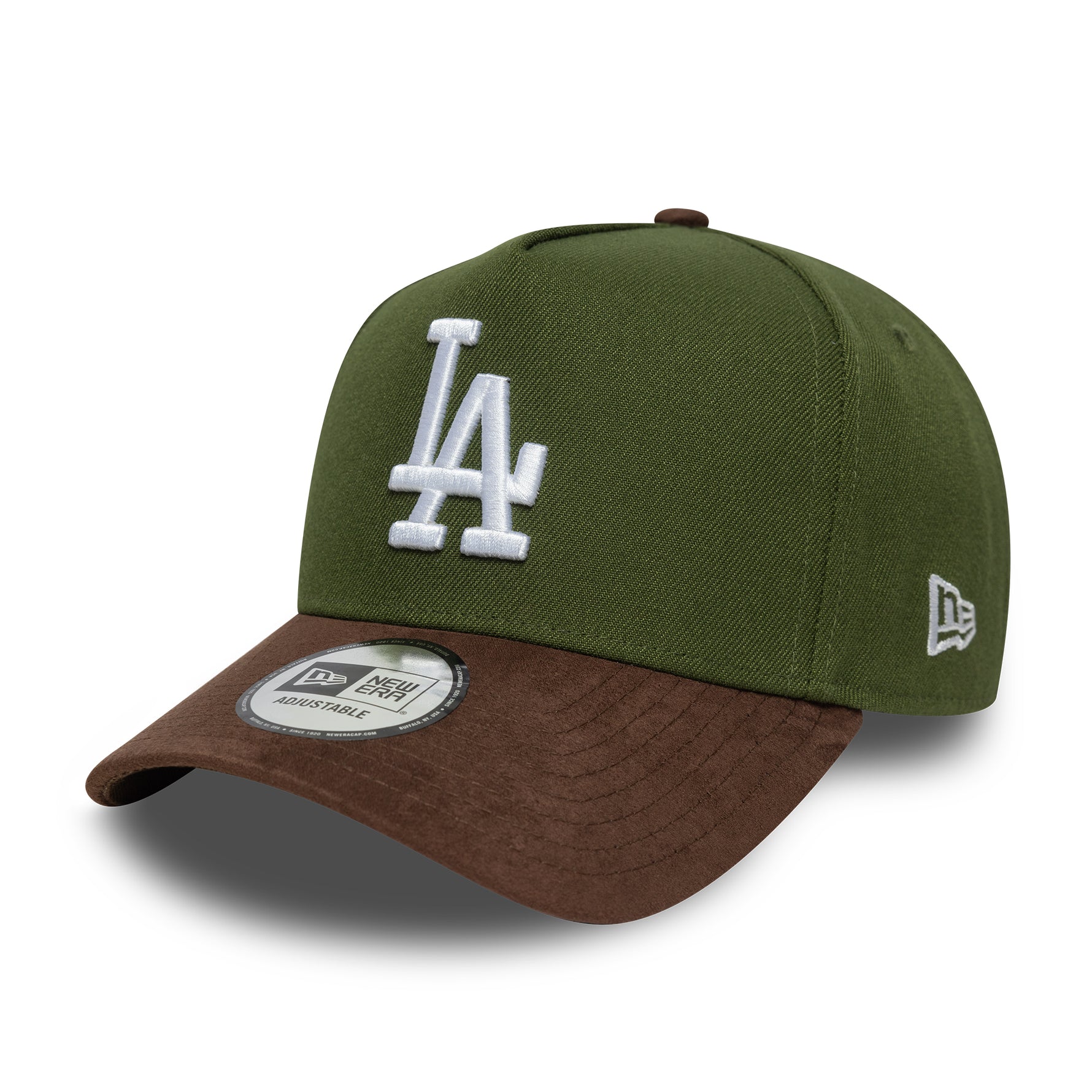 New Era LA Dodgerss MLB Suede Visor Black 9FORTY E-Frame baseball sapka