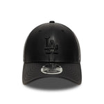 New Era LA Dodgers MLB PU Black 9FORTY M-Crown műbőr baseball sapka, női