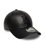 New Era LA Dodgers MLB PU Black 9FORTY M-Crown műbőr baseball sapka, női