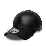 New Era LA Dodgers MLB PU Black 9FORTY M-Crown műbőr baseball sapka, női
