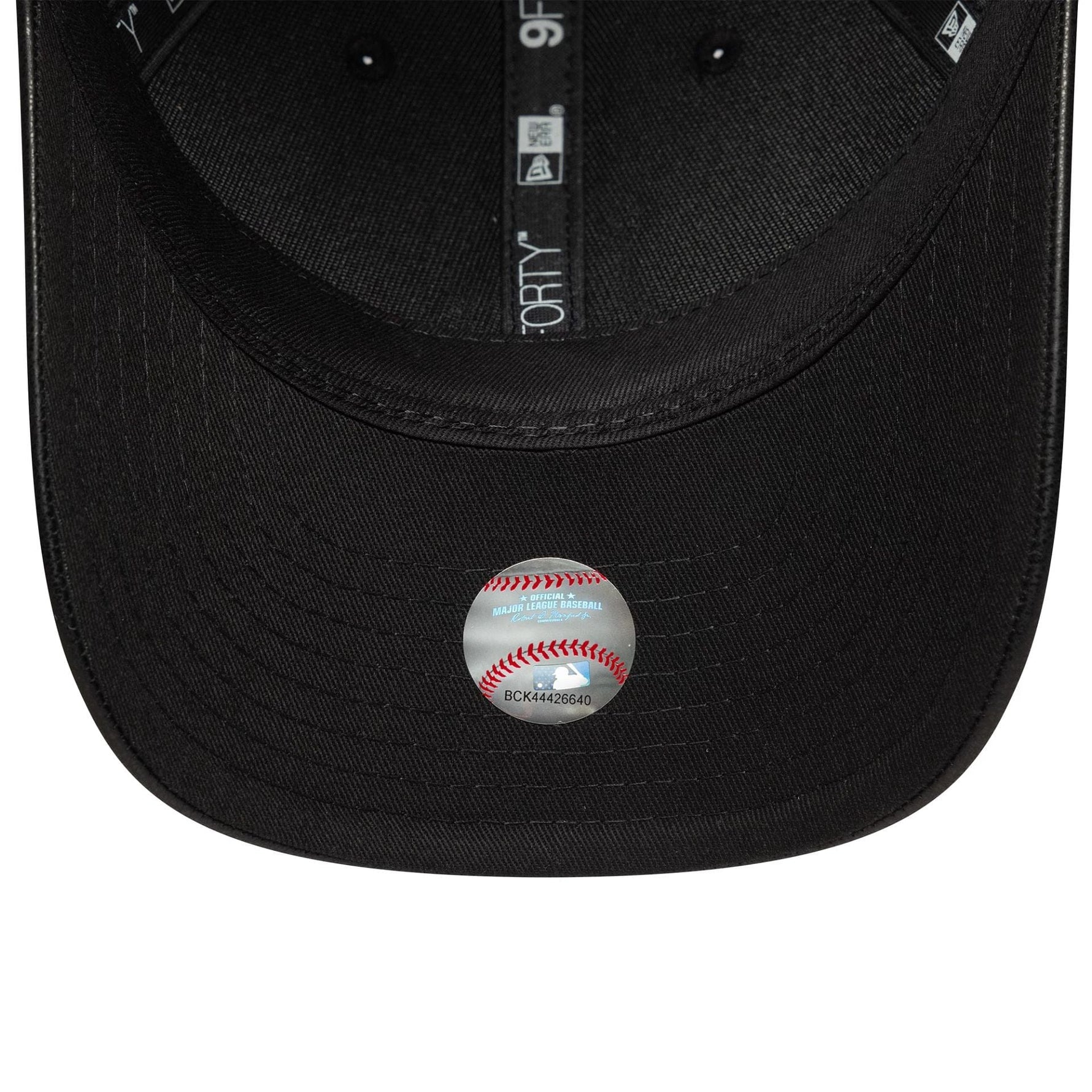 New Era LA Dodgers MLB PU Black 9FORTY M-Crown műbőr baseball sapka, női
