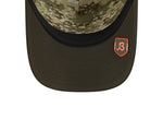 New Era Men's Green Chicago Bears B 2025 Salute to Service 9FORTY A-Frame M-Crown - baseball sapka