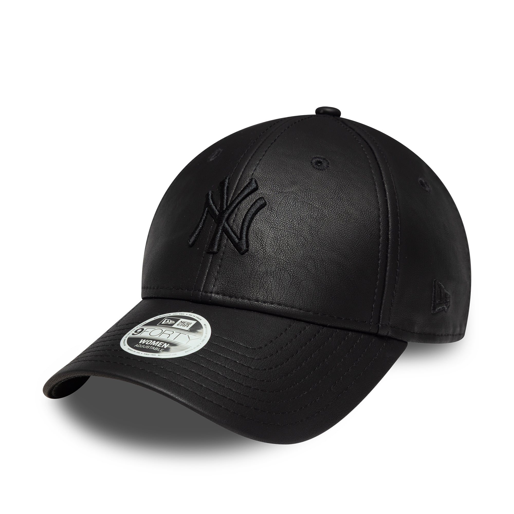 New Era New York Yankees Womens MLB PU Black 9FORTY műbőr baseball sapka, női