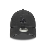 New Era LA Dodgers MLB Washed Distressed Charcoal 9FORTY baseball sapka