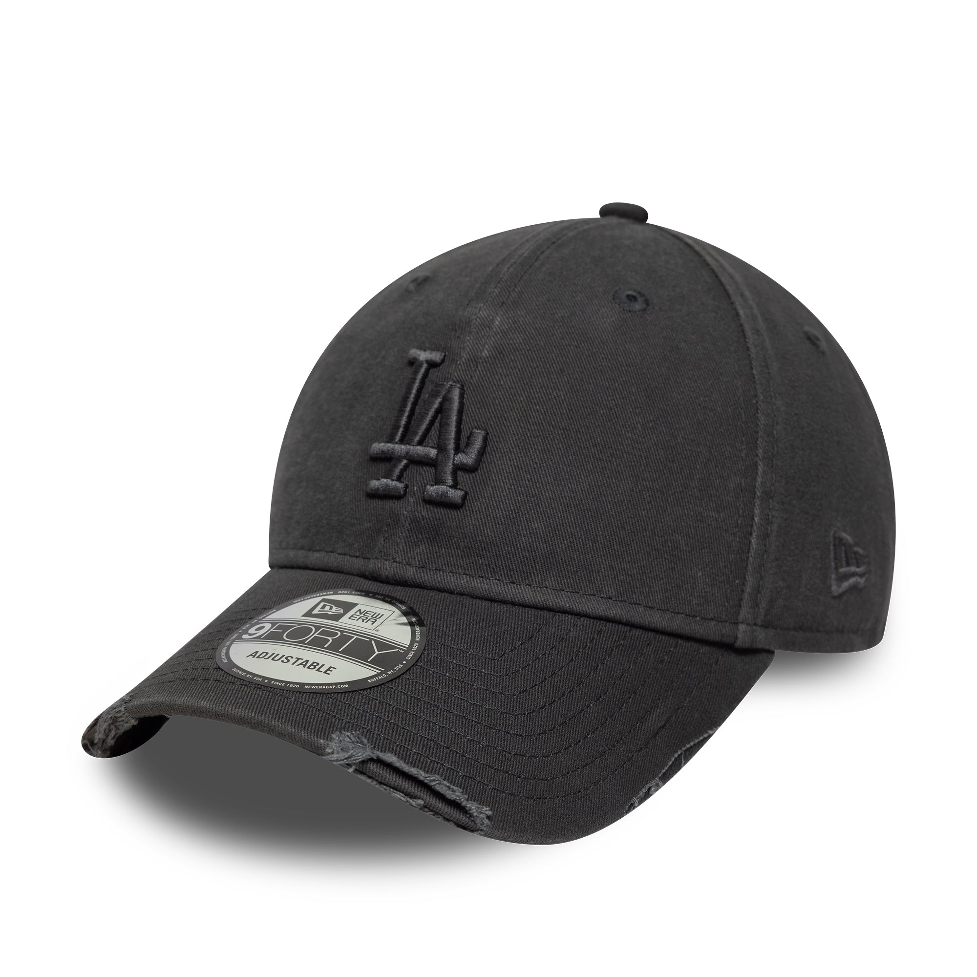New Era LA Dodgers MLB Washed Distressed Charcoal 9FORTY baseball sapka