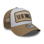 New Era Location Patch Light Beige 9FORTY A-Frame Trucker sapka