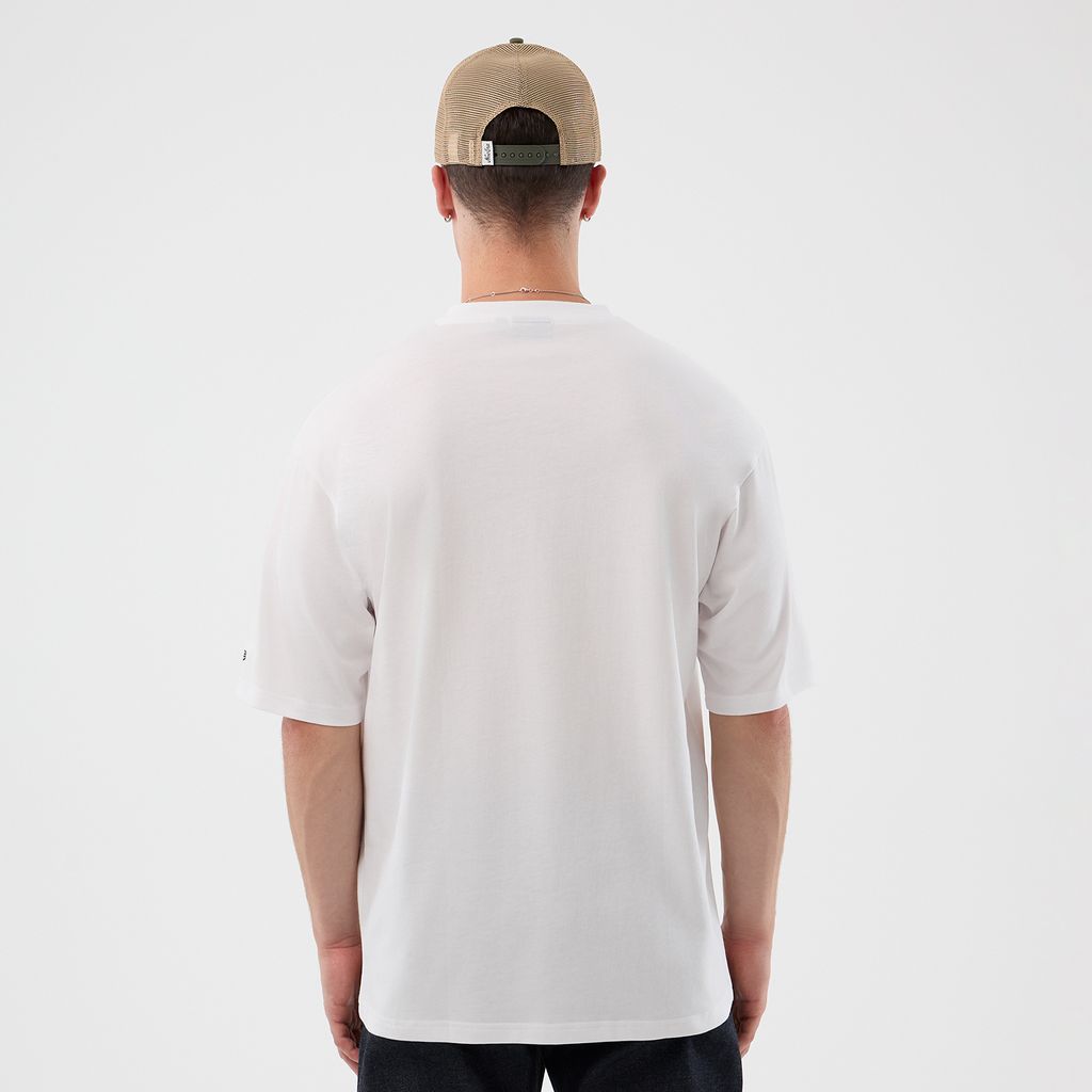 New Era Beach Graphic White Oversized póló