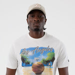New Era LA Lakers NBA Beach Graphic White póló