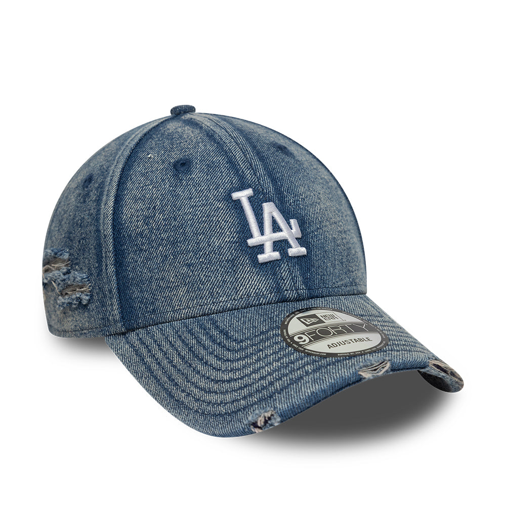 New Era Los Angeles Dodgers MLB Acid Wash Denim 9FORTY baseball sapka